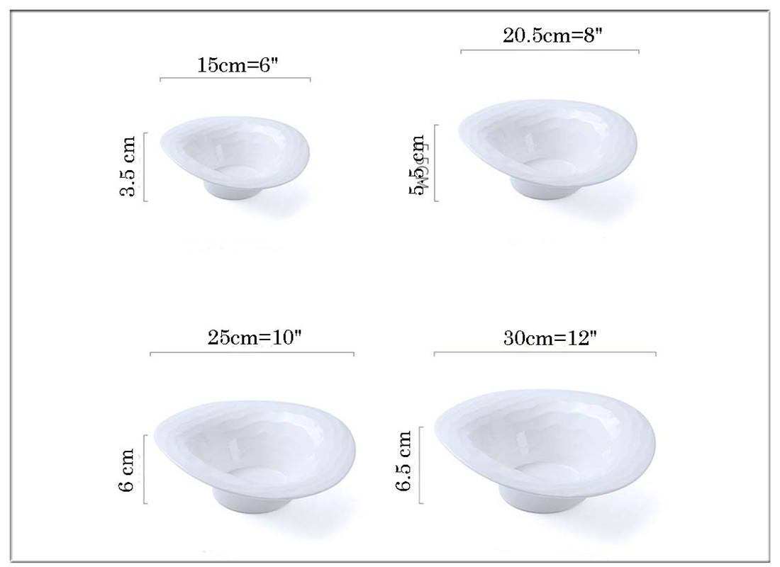 Food safe glazes best porcelain white ceramic salad bowl online shop Made in China website