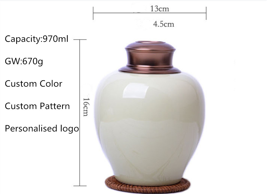 Bespoke best home decor large porcelain urn for pet online shop website