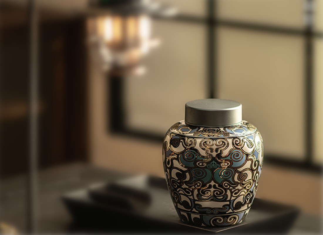 Luxury best pottery decorative manufacturers supply bulk custom cremation urns