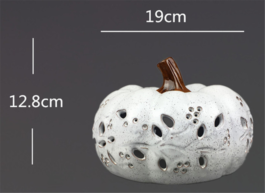 Best art deco medium temperature firing white terracotta pumpkin online shop China website