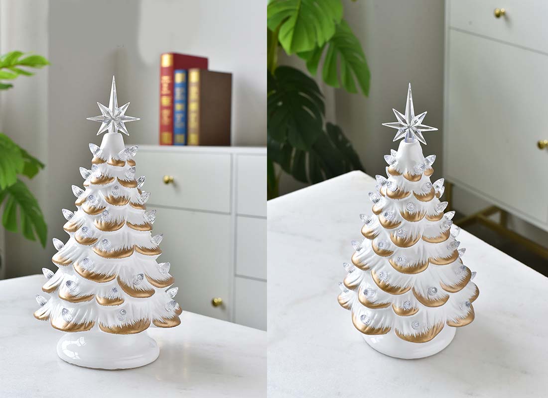 Best art deco home stoneware suppliers bulk wholesale ceramic xmas tree