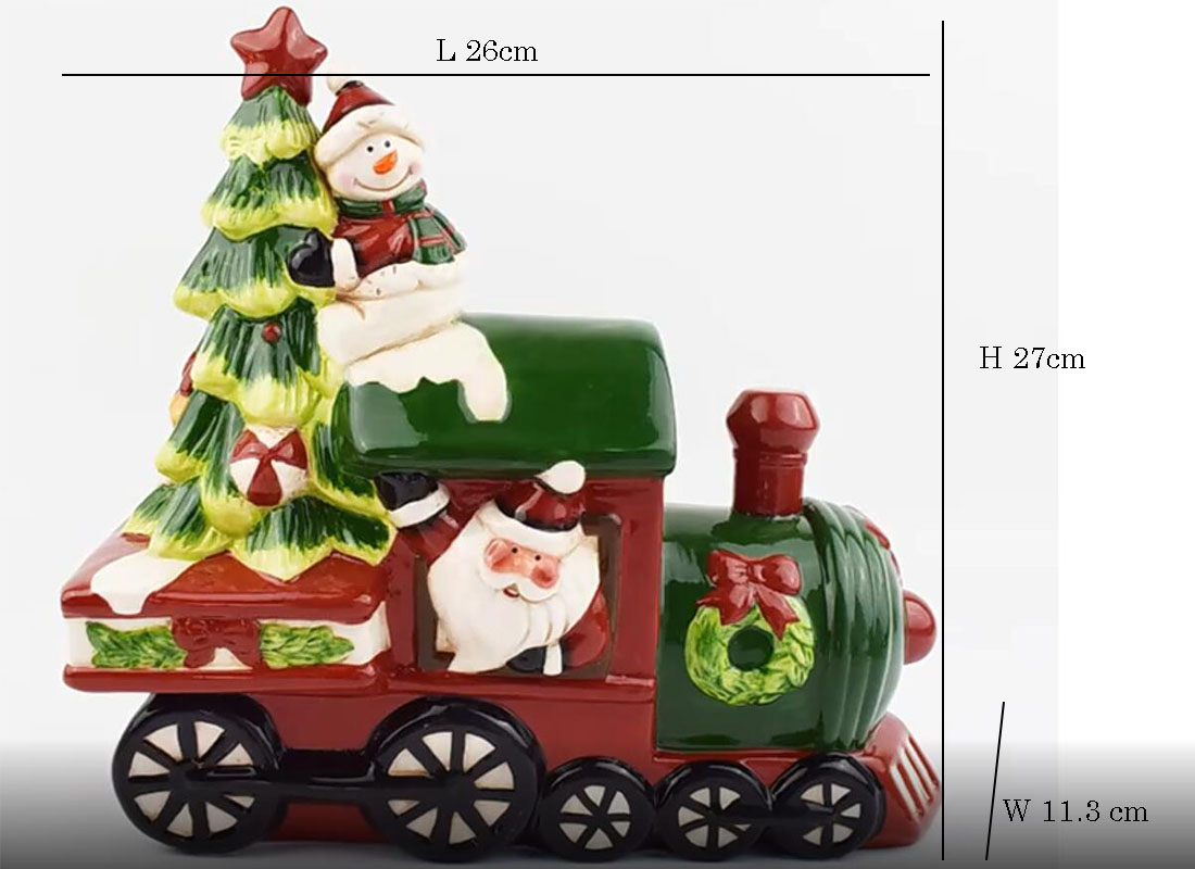 Bespoke best ceramic christmas train set pottery crafts online shop Made in CHINA website