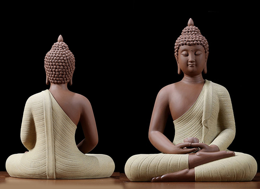 Best art deco home stoneware suppliers bulk wholesale ceramic buddha statue