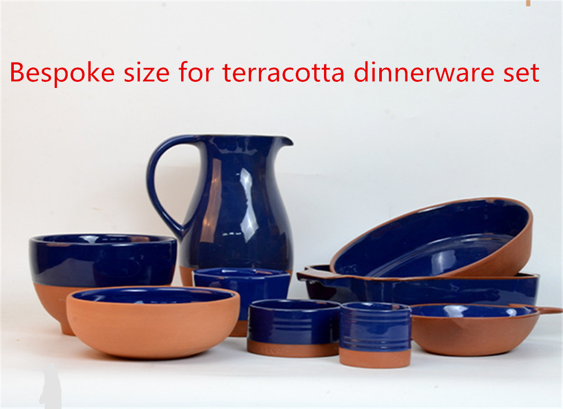 Best ceramic suppliers customized terracotta dinnerware set tableware at wholesale prices