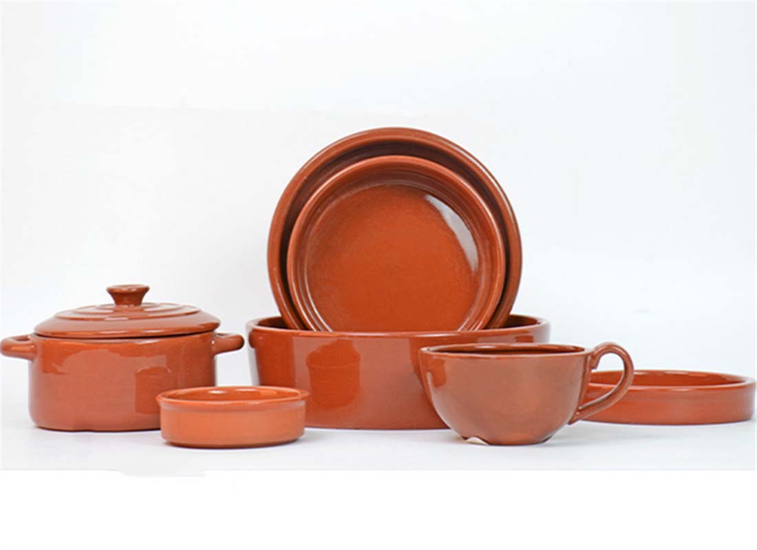 Best ceramic suppliers customized terracotta dishes for cooking tableware at wholesale prices