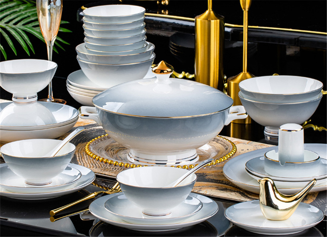 Best custom factory stores bulk fine bone china kitchen serveware