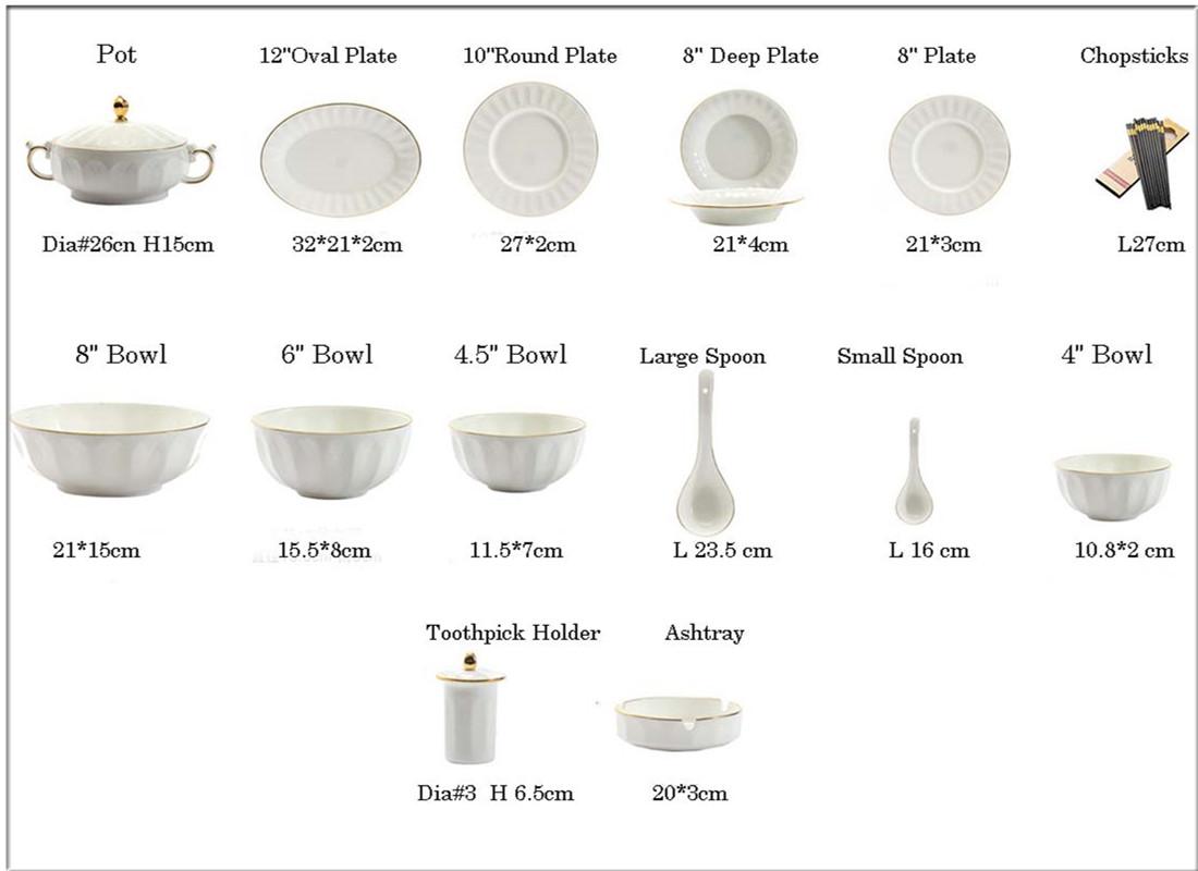 Food safe glazes best porcelain bone china tableware online shop Made in China website