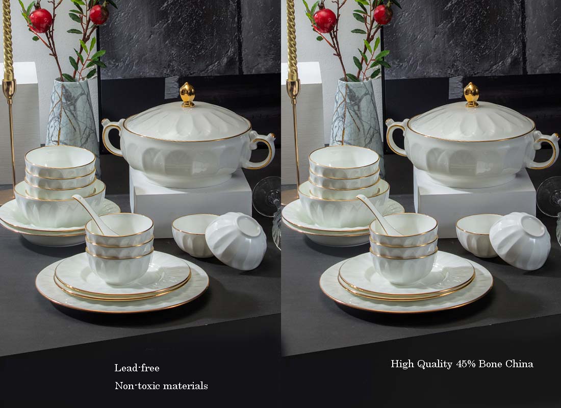 Best ceramic suppliers sell bone china tableware plate at wholesale prices