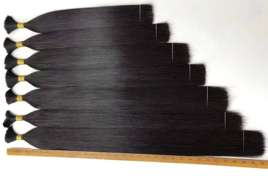 Raw human hair material for wholesale hair toppers and custom wigs