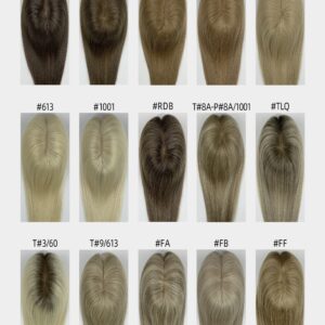 silk base hair topper color range wholesale