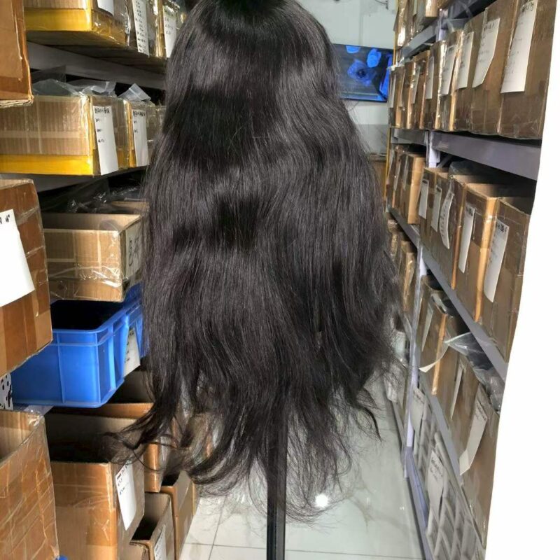 22 inch premium wigs and toppers human hair in factory stock
