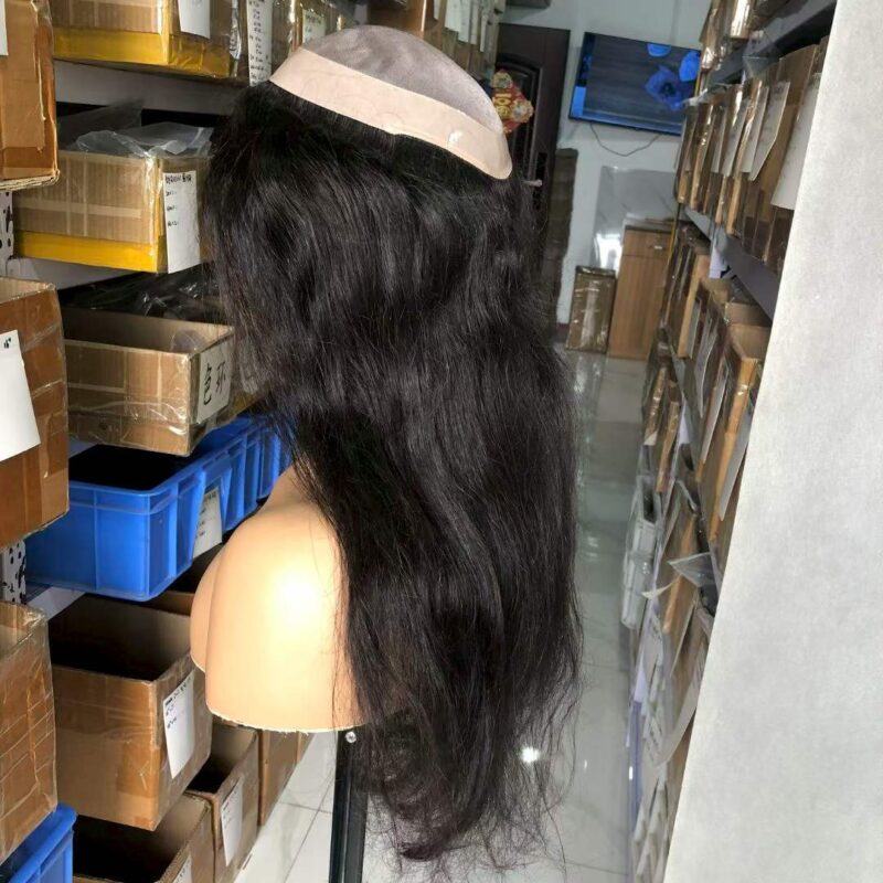 Extra coverage no clip hair toppers for advanced hair thinning
